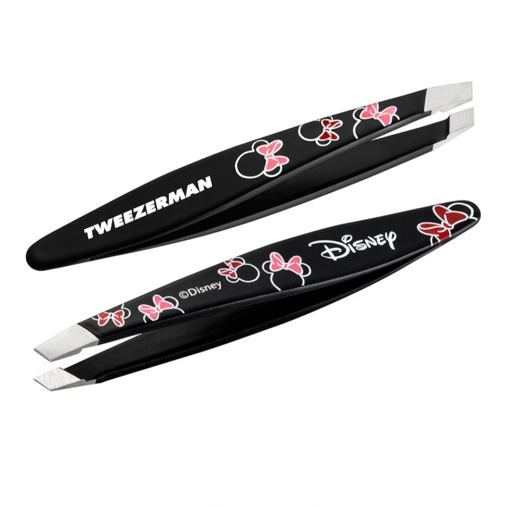 Tweezerman Disney’s Minnie Mouse Ear-esistible Mini Slant Tweezer with Case NEW